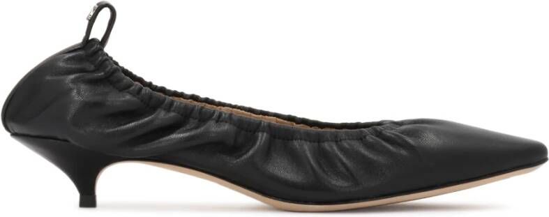 Kazar Studio Zwarte pumps met gekreukeld bovenwerk
