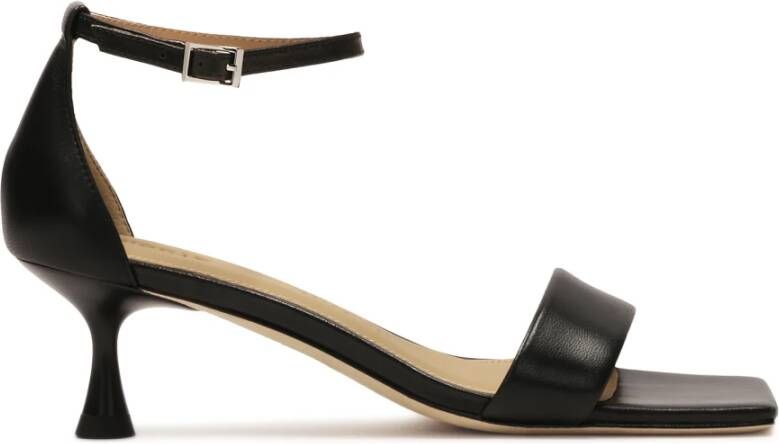 Kazar Studio Zwarte sandalen met hoge hak