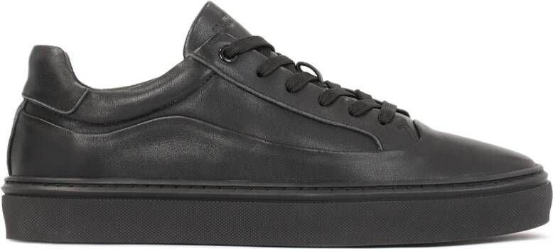 Kazar Studio Zwarte vetersneakers voor mannen in stedelijke stijl
