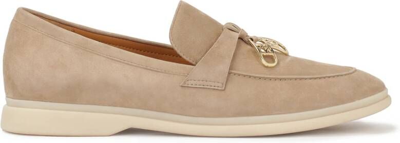 Kazar Suède halfschoenen met opgehangen monogram