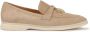 Kazar Suède halfschoenen met opgehangen monogram - Thumbnail 1