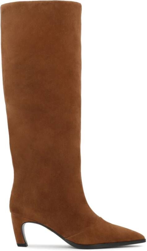 Kazar Suède laarzen met een lage hak - Foto 2