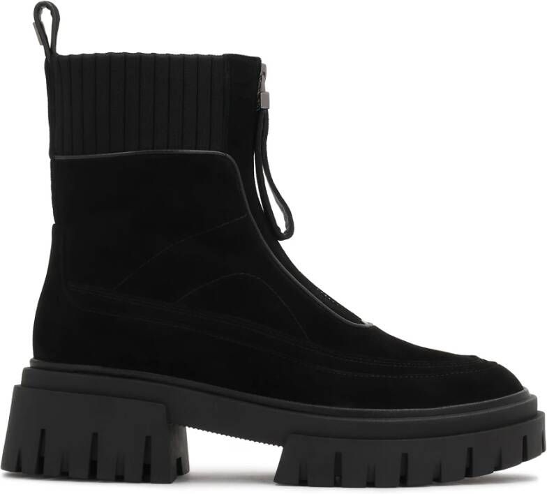 Kazar Suède laarzen met een rits aan de voorkant van de bovenkant - Foto 2