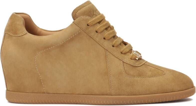 Kazar Suède sneakers met een kattenpak