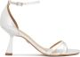 Kazar Tijdloze zilveren sandalen met eendenhak Gray Dames - Thumbnail 2