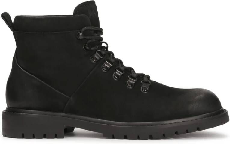 Kazar Veterschoenen in zwart nubuck