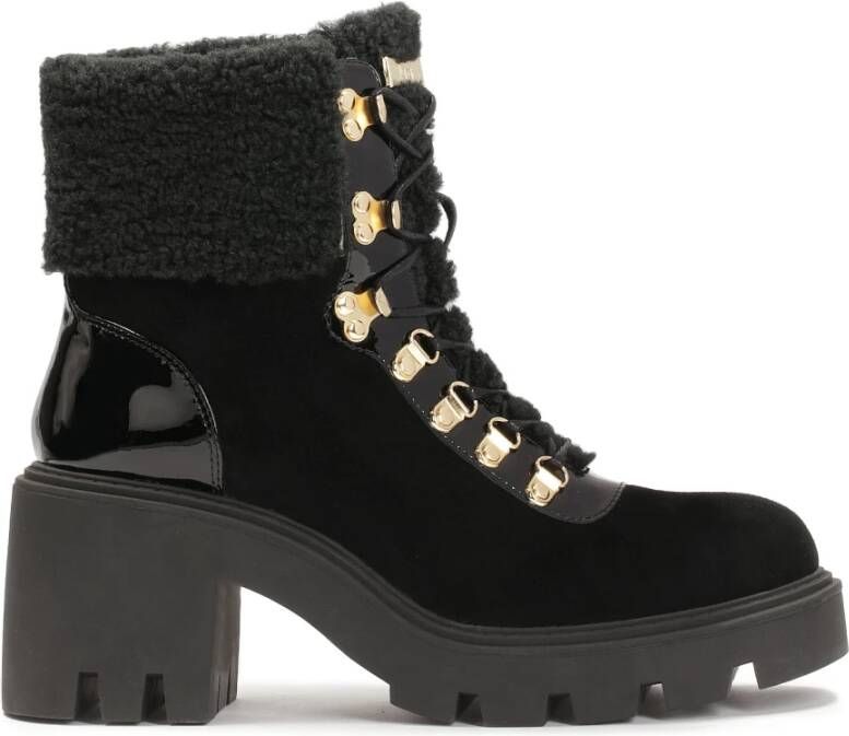 Kazar Veterschoenen van suède en lakleer