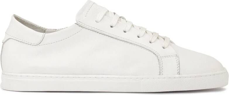 Kazar Witte sneakers met glad bovenwerk
