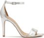 Kazar Zilver reliëfpatroon sandalen - Thumbnail 1