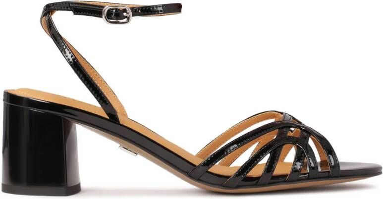 Kazar Zwart gelakte sandalen met dunne bandjes - Foto 2