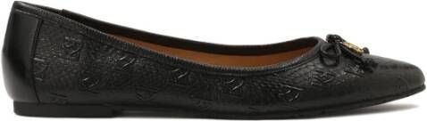 Kazar Zwarte ballerina's met reliëfpatroon Black Dames
