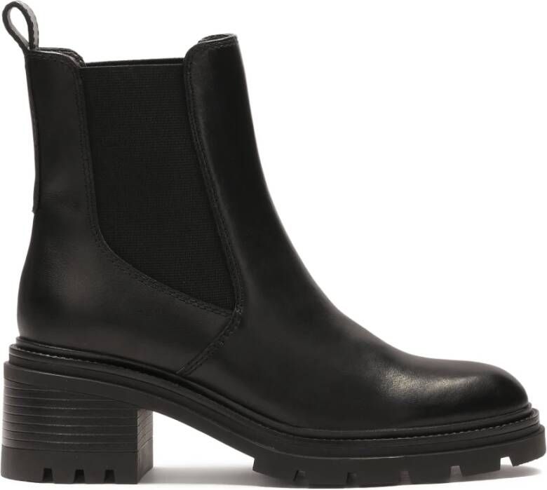 Kazar Zwarte Chelsea-laarzen met brede hakken - Foto 2