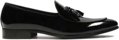 Kazar Zwarte gelakte loafers met een clutch - Foto 2