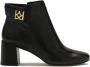 Kazar Zwarte laarzen met brede hakken Black Dames - Thumbnail 2