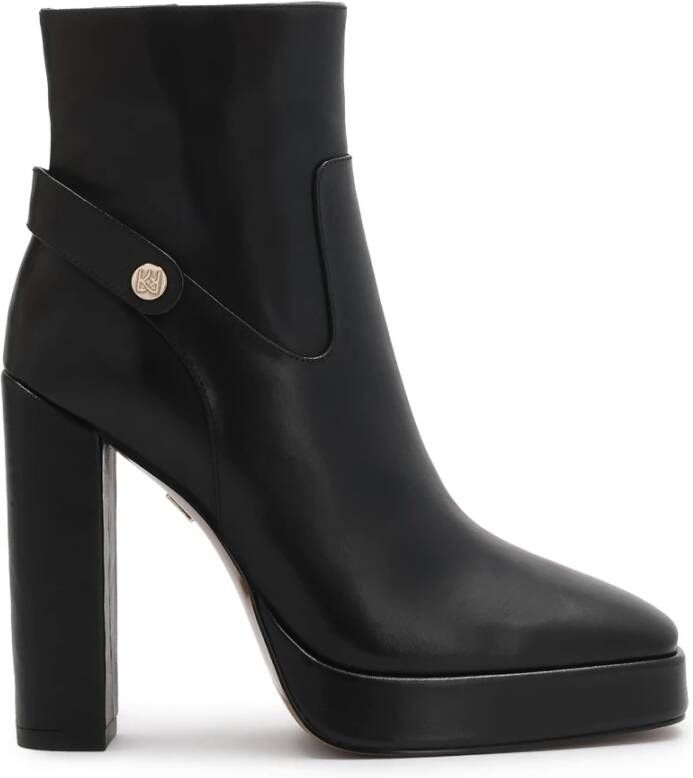 Kazar Zwarte laarzen met een paal en platform - Foto 2