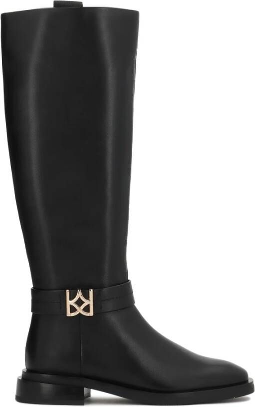 Kazar Zwarte laarzen met logodetail - Foto 2