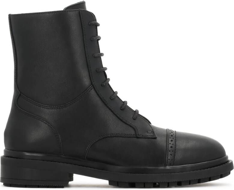 Kazar Zwarte laarzen met opengewerkt decoratie - Foto 2