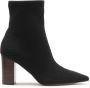Kazar Zwarte laarzen met slip-on elastisch bovendeel Black Dames - Thumbnail 2
