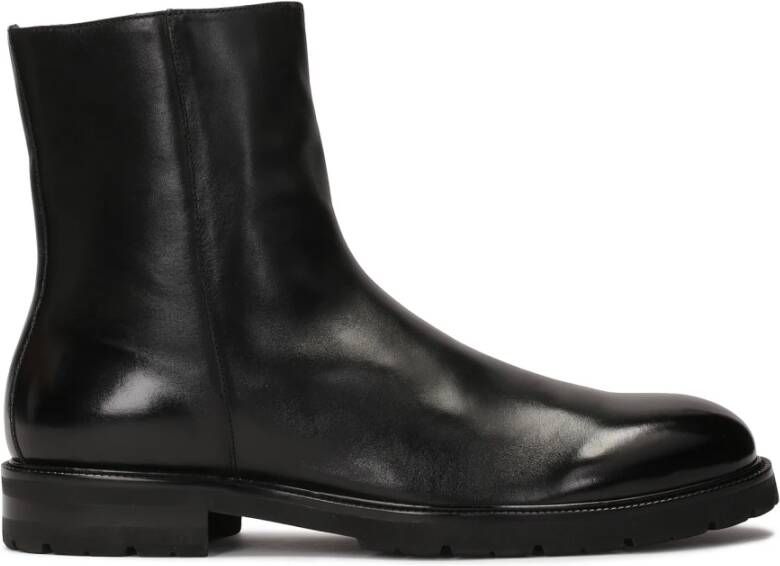 Kazar Zwarte Lederen Boots Black Heren