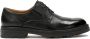 Kazar Zwarte leren casual halfschoenen - Thumbnail 1