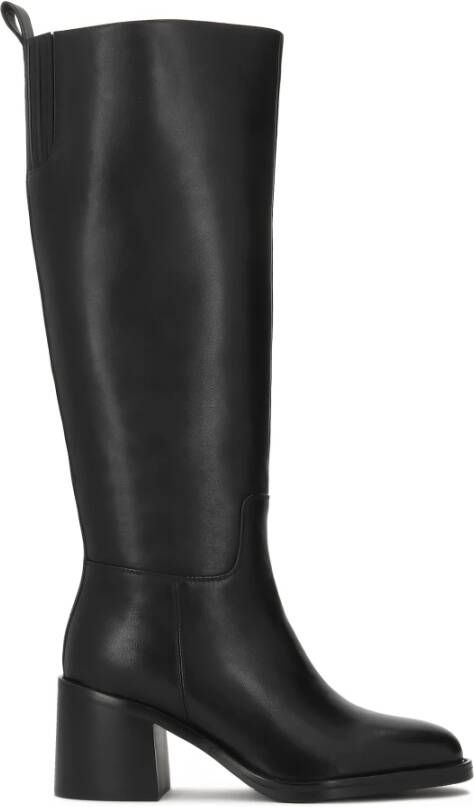 Kazar Zwarte leren laarzen met blokhak - Foto 2