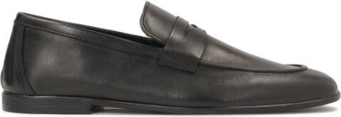 Kazar Veelzijdige zwarte leren loafers Ternin