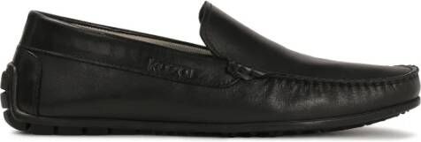 Kazar Zwarte Leren Mocassins