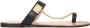 Kazar Zwarte leren muiltjes met decoratieve kettingdetails Black Dames - Thumbnail 2