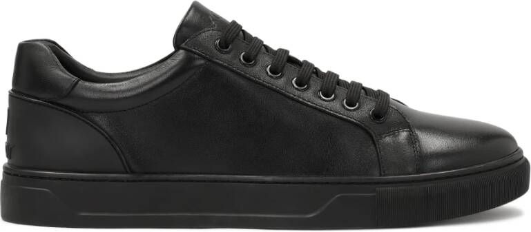 Kazar Zwarte leren veterschoenen