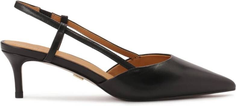 Kazar Zwarte pumps met uitgesneden bovendeel