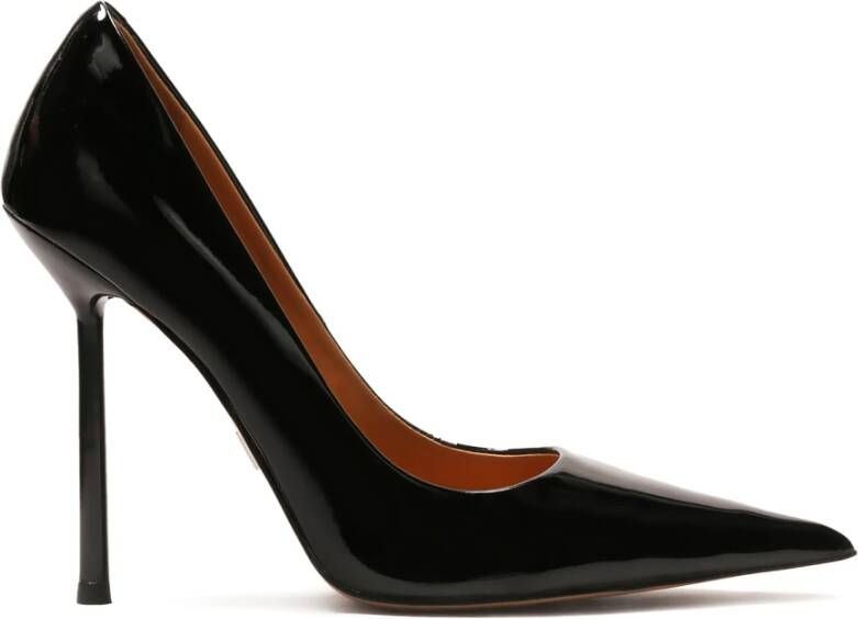 Kazar Patent leather black pumps with a slender heel
