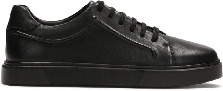 Kazar Zwarte reliëf sneakers