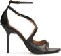 Kazar Zwarte sandalen met fijn gesneden bovenwerk Black Dames - Thumbnail 2