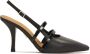 Kazar Zwarte slingback pumps met gelakte bandjes Black Dames - Thumbnail 2