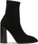 Kazar Zwarte stretchstof laarzen Black Dames - Thumbnail 2