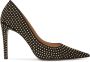 Kazar Zwarte suède pumps met gouden studs Black Dames - Thumbnail 2