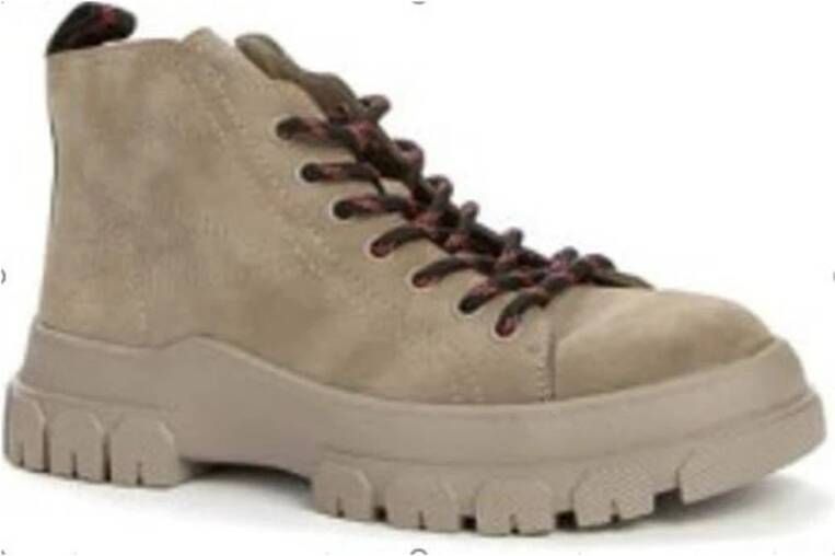 Keddo Beige Casual Enkellaarsjes voor vrouwen