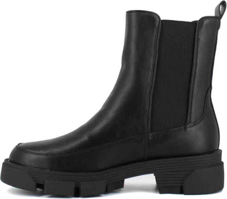 Keddo Zwarte Gesloten Enkellaarsjes voor Vrouwen