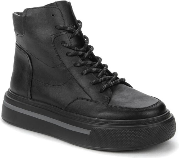 Keddo Zwarte Gesloten Enkellaarsjes voor Vrouwen