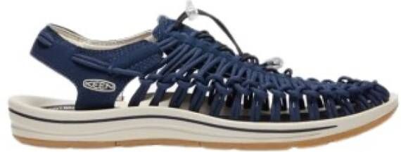 Keen Uneek Canvas Open Air Sneaker Navy Birch Sandalen