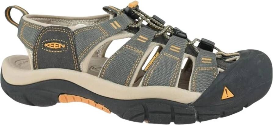 Keen Newport H2 Heren Wandelsandalen Raven Aluminum Grijs Polyester K1008399 - Foto 4