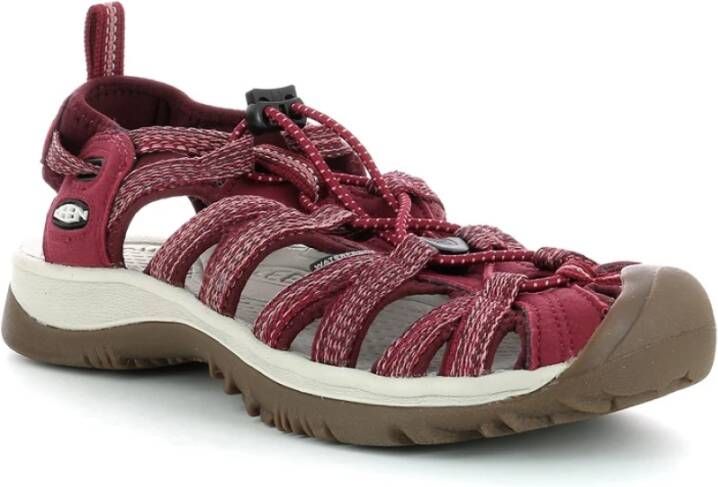 Keen Whisper Dames Wandelsandalen Red Dahlia Bordeaux Polyester K1025041 - Foto 2