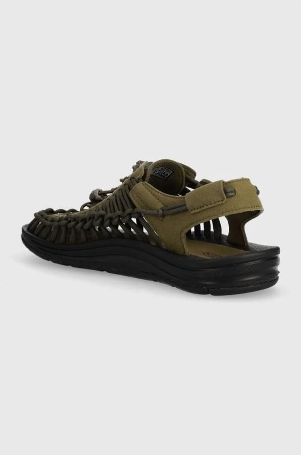 Keen Uneek Heren Sandalen Dark Olive Black Groen Polyester K1023381 - Foto 16