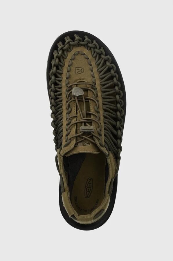 Keen Uneek Heren Sandalen Dark Olive Black Groen Polyester K1023381 - Foto 17