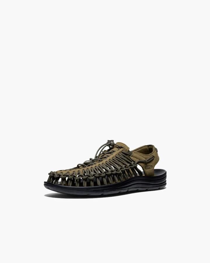 Keen Uneek Heren Sandalen Dark Olive Black Groen Polyester K1023381 - Foto 11