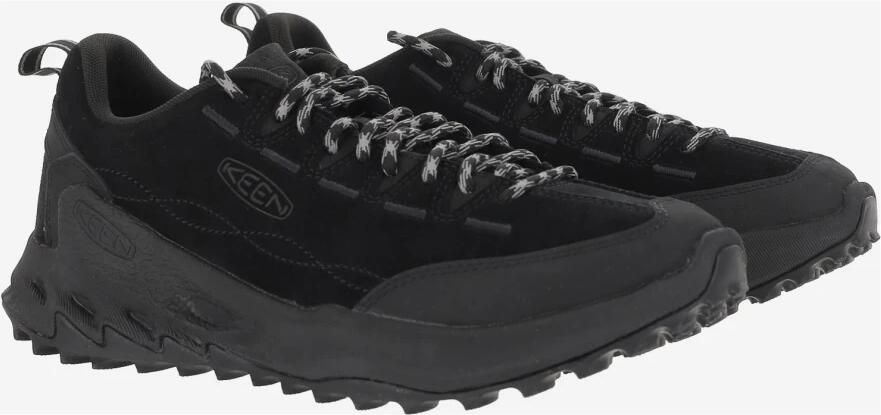Keen Zwarte Suède Sneakers met Logodetail