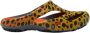 Keen Leopard Slides met Uitgesneden Details Multicolor Dames - Thumbnail 1