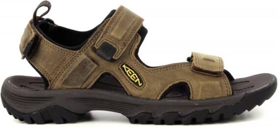Keen Targhee III Heren Wandelsandalen Bison Mulch Bruin Leer K1022423 - Foto 4