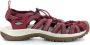 Keen Whisper Dames Wandelsandalen Red Dahlia Bordeaux Polyester K1025041 - Thumbnail 3