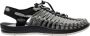 Keen Geweven Koordsandalen Grijs Zwart Gray Heren - Thumbnail 1